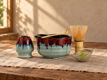 Crimson Tide Matcha Bowl Set product photo 2