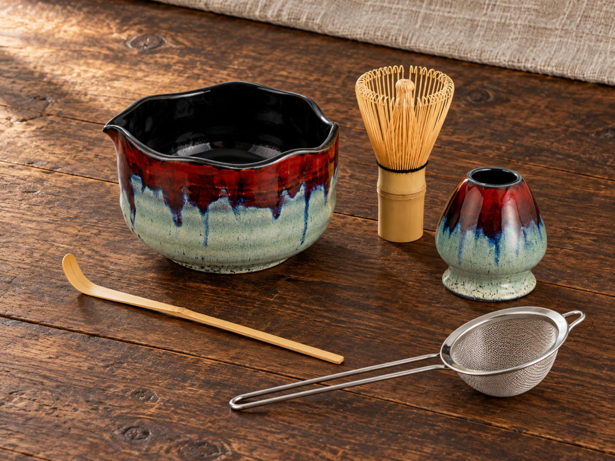 Crimson Tide Matcha Bowl Set product photo 8