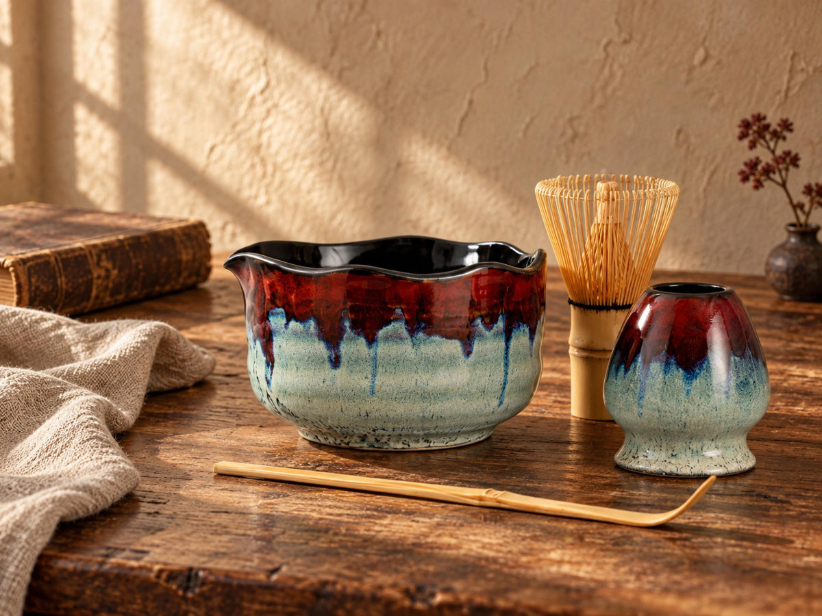 Crimson Tide Matcha Bowl Set product photo 6