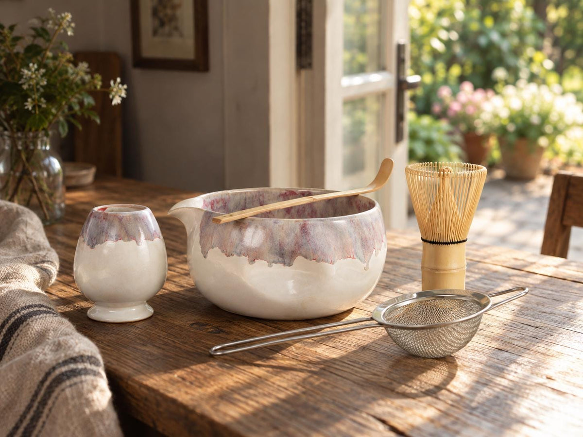Winter Rose Matcha Bowl Set product photo 7