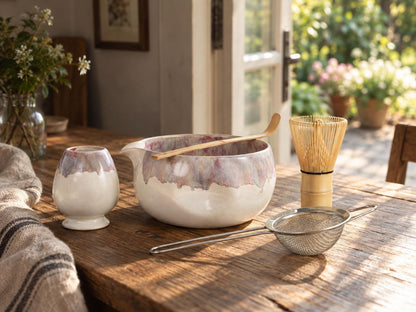 Winter Rose Matcha Bowl Set product photo 7