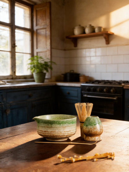 Aurora Borealis Matcha Bowl Set product photo 7