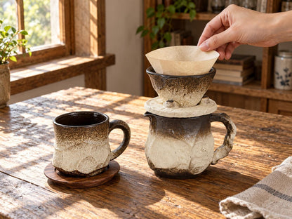 Pour Over Ceramic Coffee Mug product photo 5