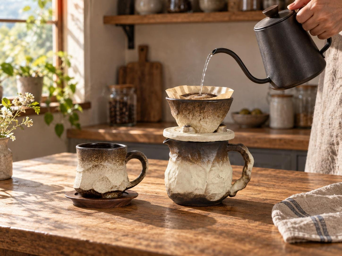 Pour Over Ceramic Coffee Mug product photo 1