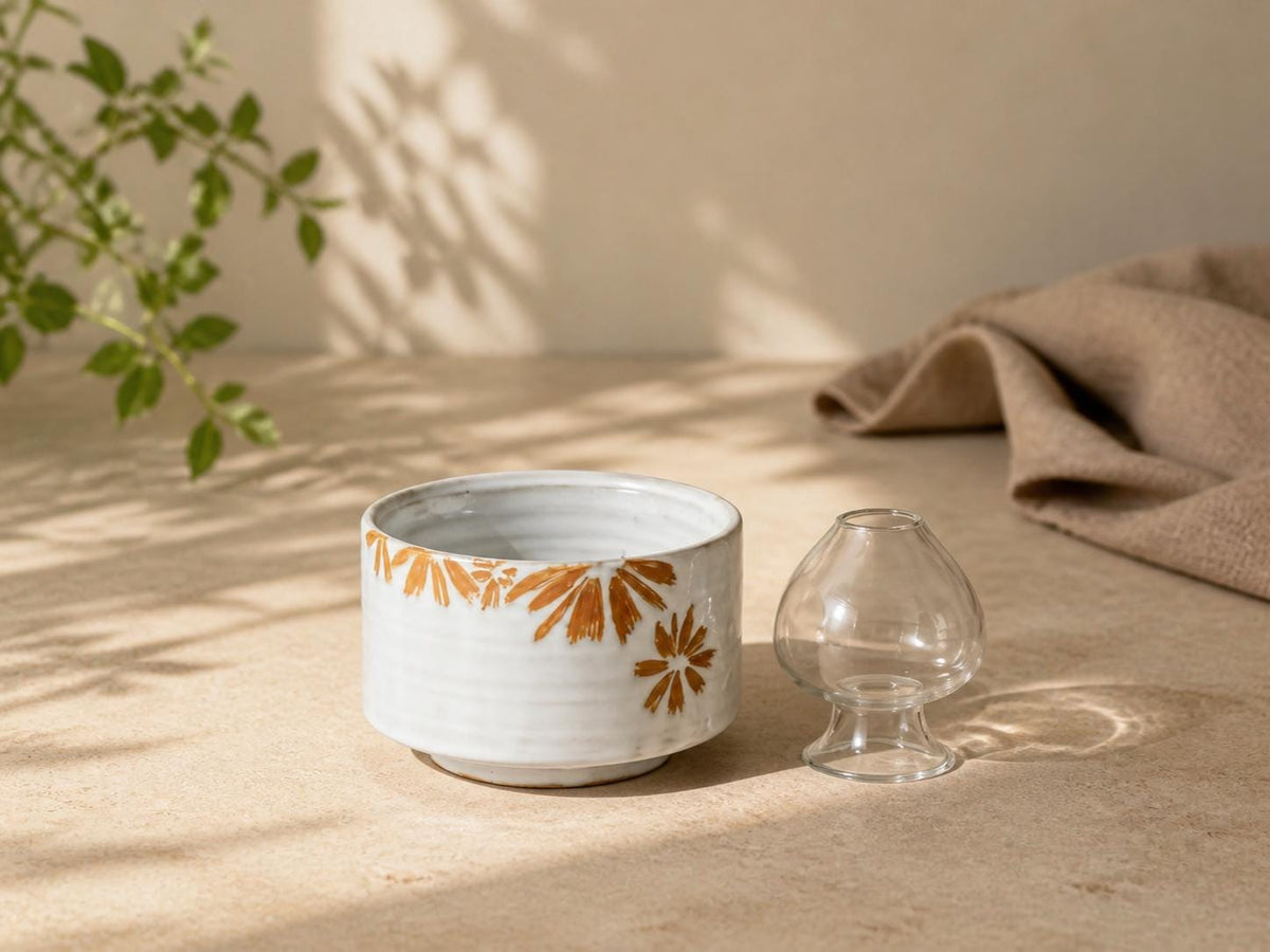 Botanical Matcha Bowl with Glass Holder product photo 4