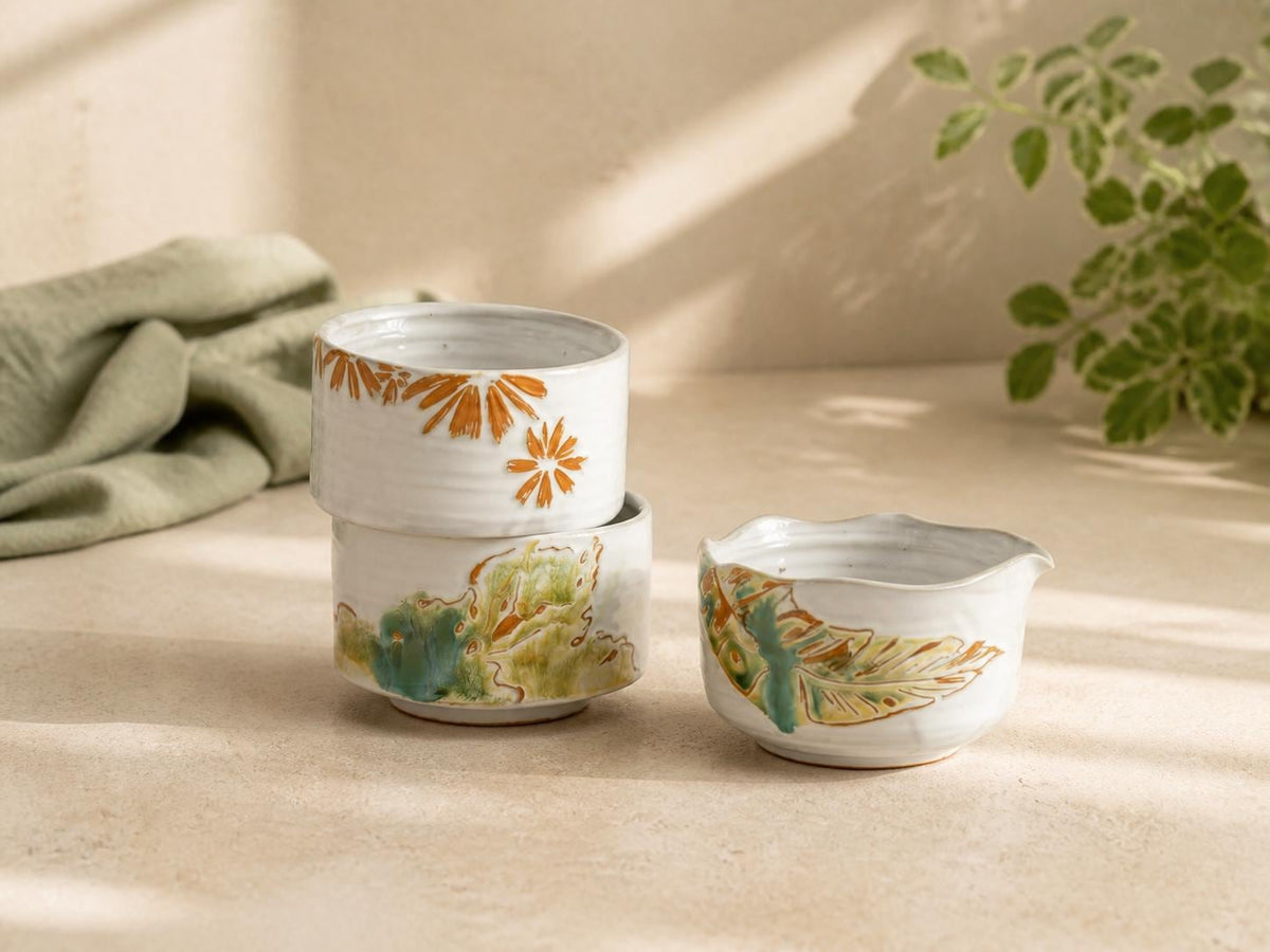 Botanical Matcha Bowl with Glass Holder product photo 2