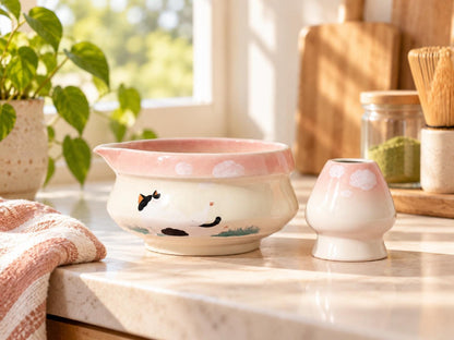 Lazy Cat Matcha Bowl Set product photo 7