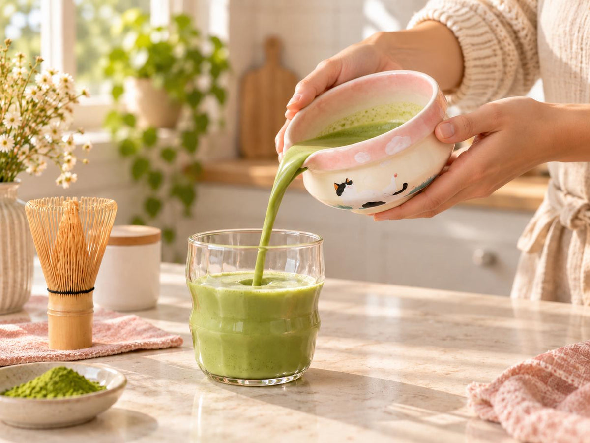 Lazy Cat Matcha Bowl Set product photo 2