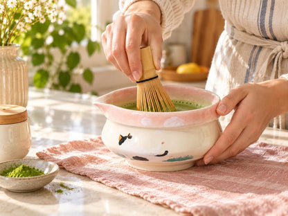 Lazy Cat Matcha Bowl Set product photo 4