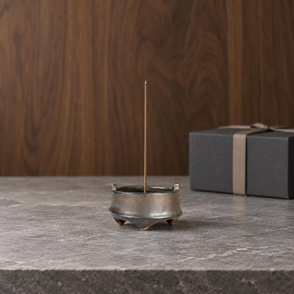 Gilded Bronze Mini Ceramic Incense Burner product photo 4