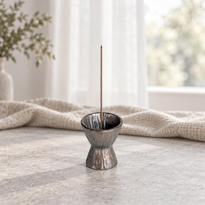Pottery Hourglass Incense Burner product photo 5
