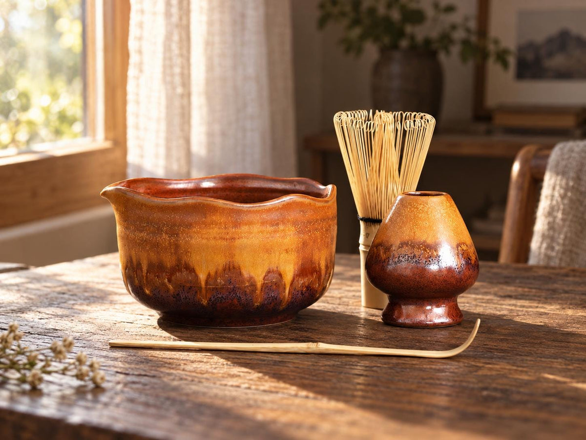 Aurora Borealis Matcha Bowl Set product photo 8