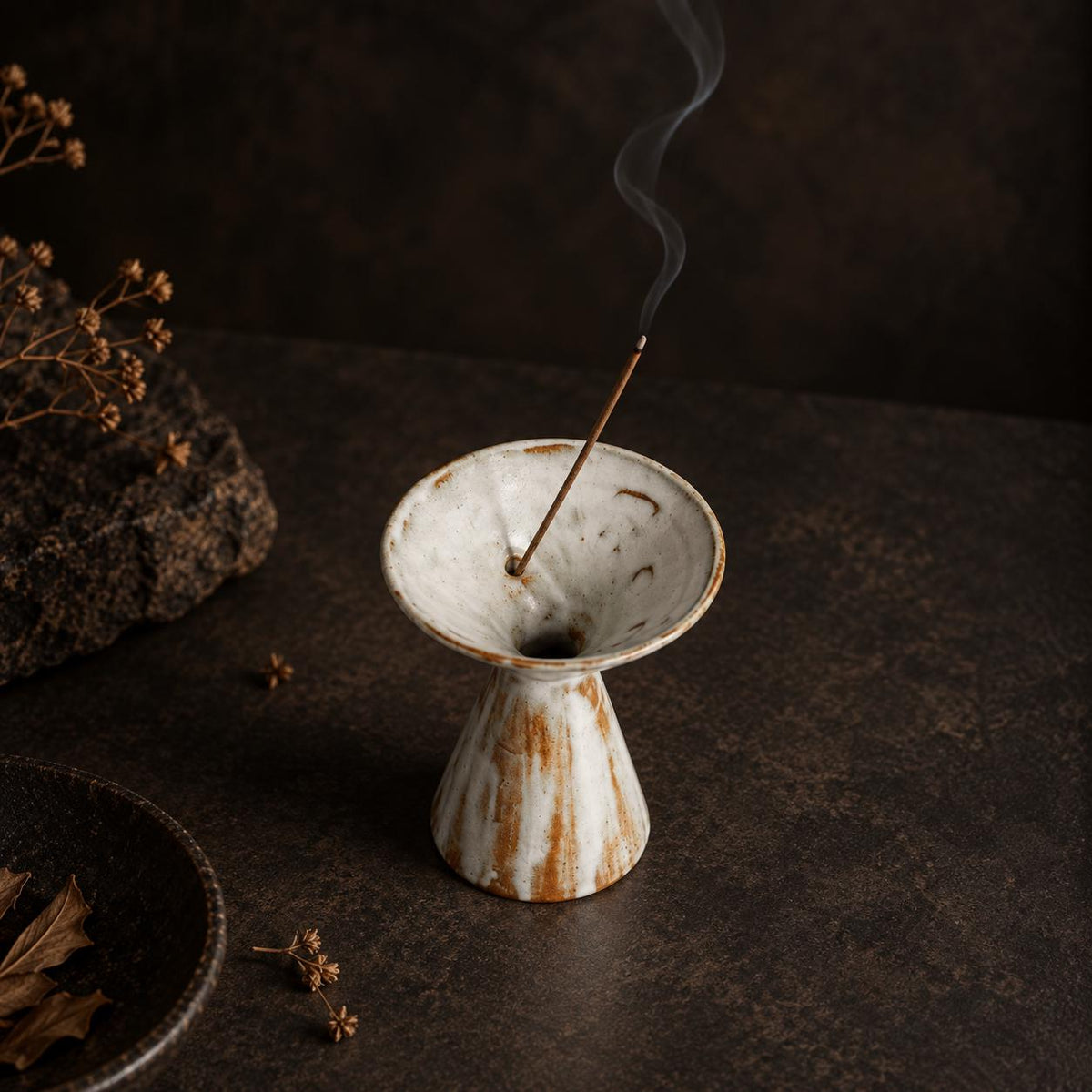 Wabi Sabi Ceramic Incense Burner product photo 5