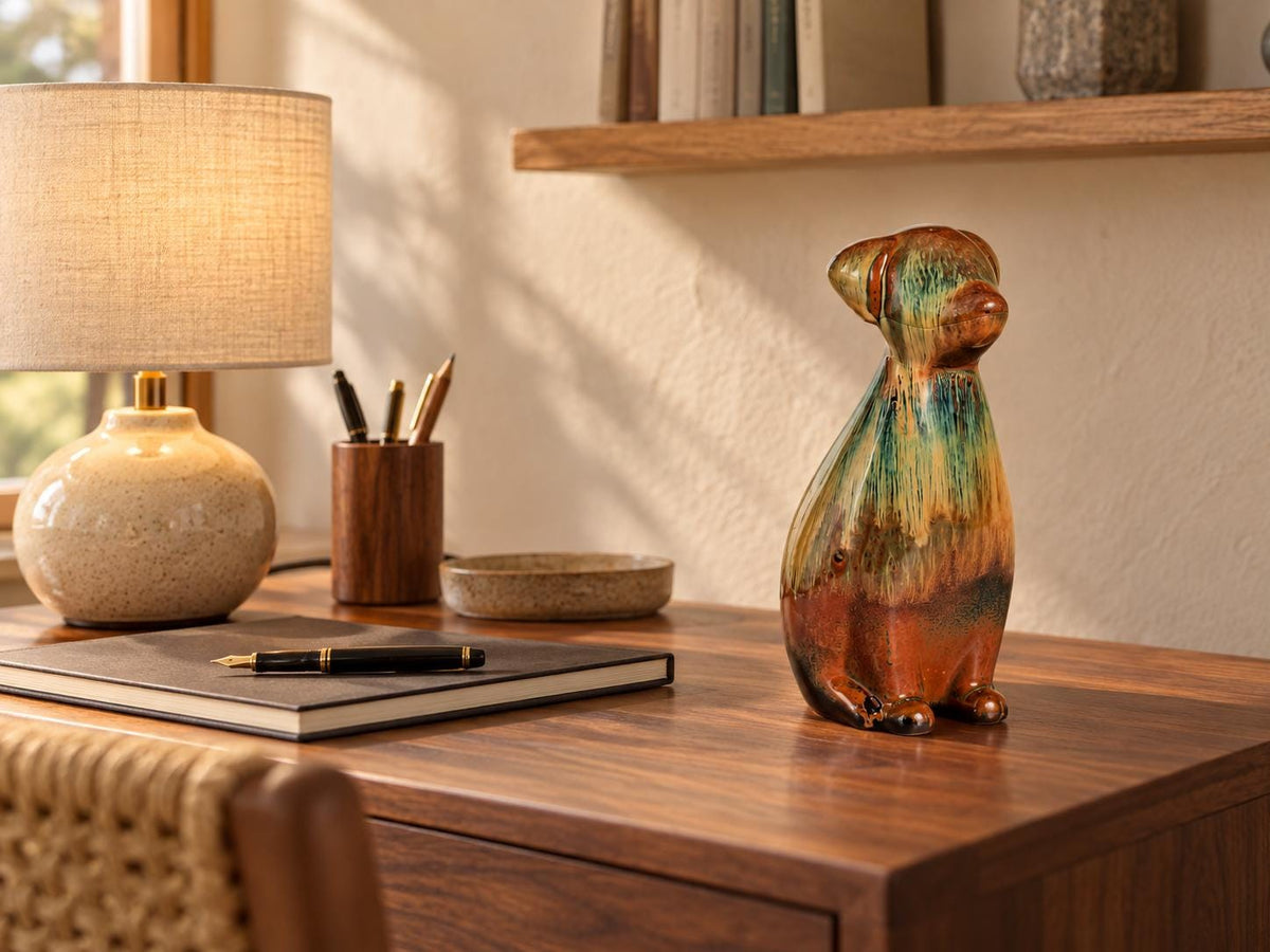 Dog Shaped Ceramic Memorial Urn product photo 4