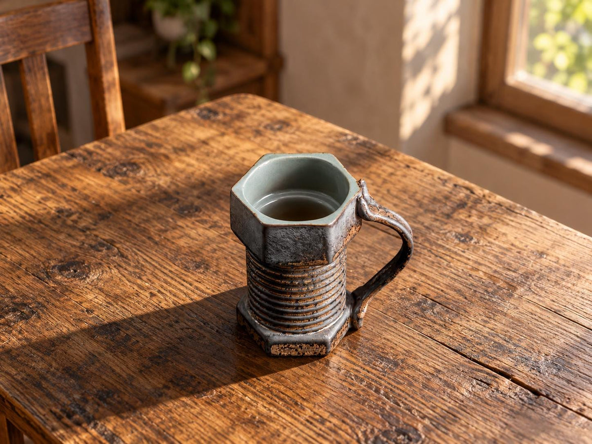 Black Bronze Beer Ceramic Coffee Mug product photo 1