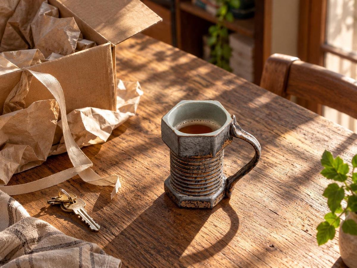 Black Bronze Beer Ceramic Coffee Mug product photo 6