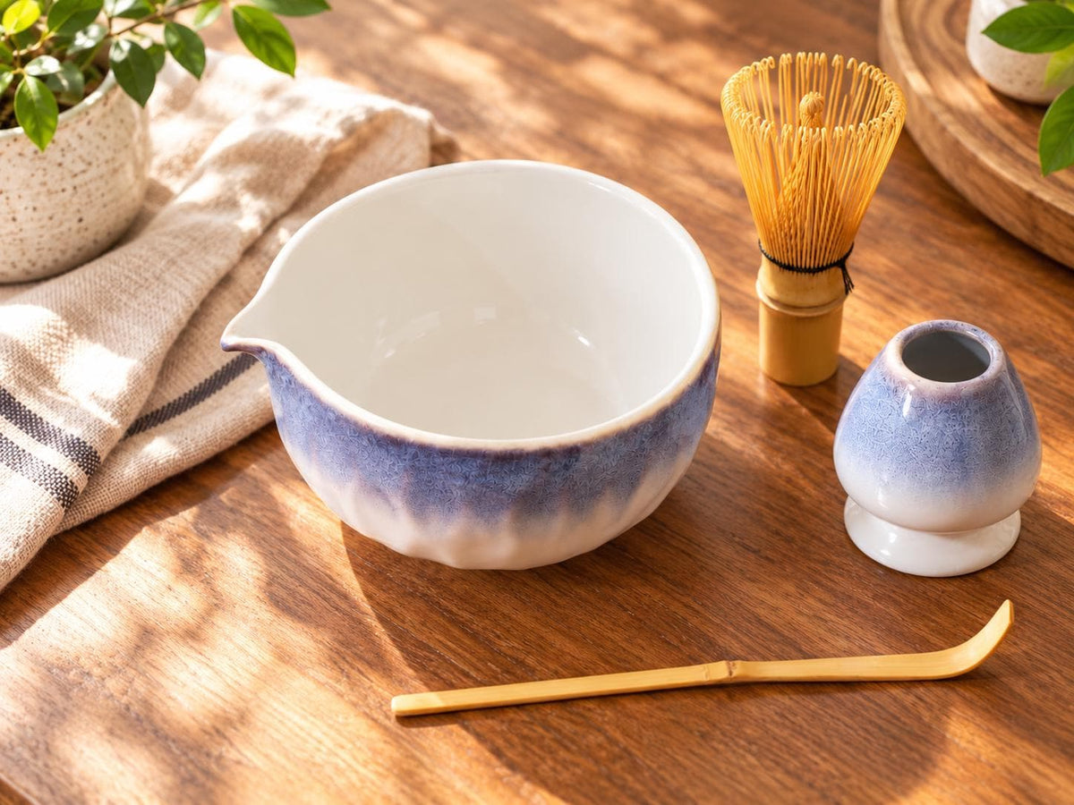 Gradient Lavender Matcha Bowl Set product photo 7