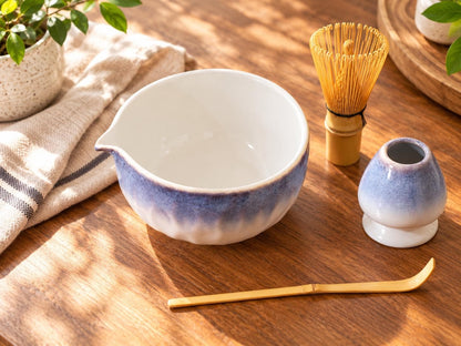 Gradient Lavender Matcha Bowl Set product photo 7