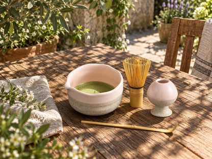 Blush Pink Matcha Bowl Set product photo 2