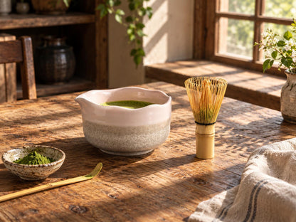 Blush Pink Matcha Bowl Set product photo 3