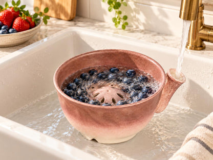 Handmade Ceramic Berry Washing Bowl product photo 4