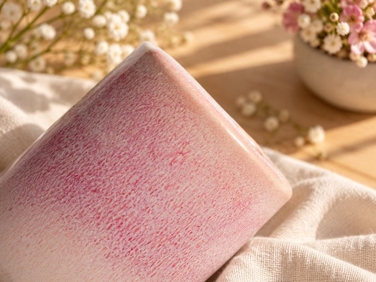 Pink Speckled Ceramic Tumbler product photo 4