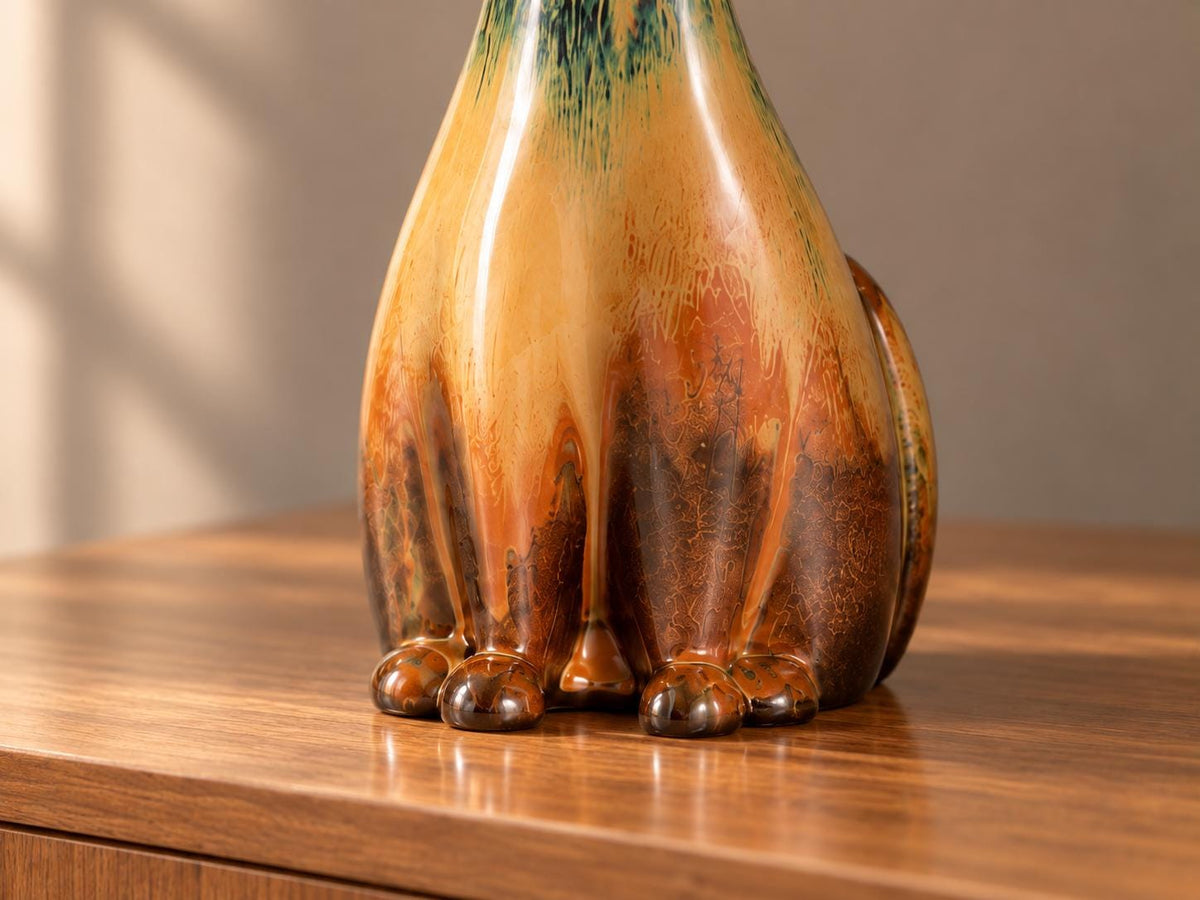 Cat Shaped Ceramic Memorial Urn product photo 4