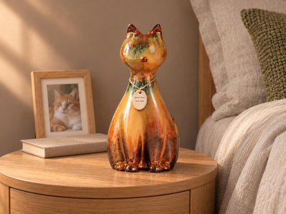 Cat Shaped Ceramic Memorial Urn product photo 7