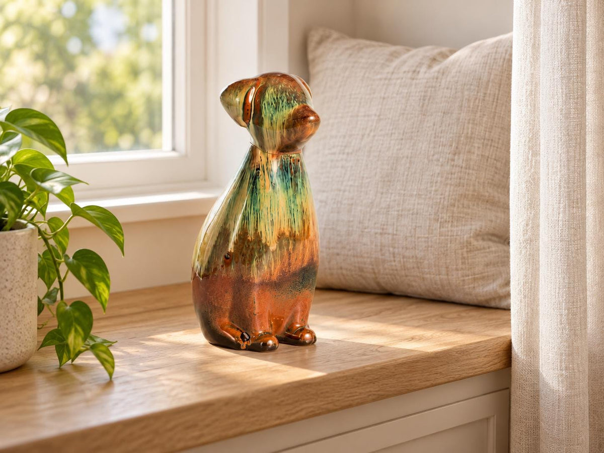 Dog Shaped Ceramic Memorial Urn product photo 3
